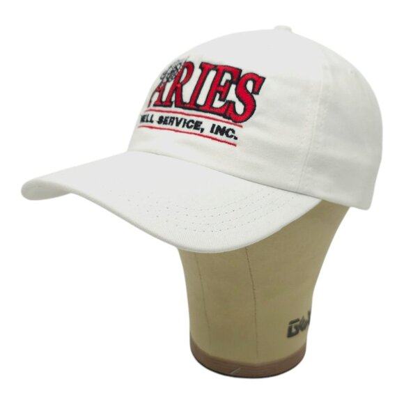 Aries Well Service Embroidered Adjustable Tuck Strap Cap Trucker Baseball Hat - Picture 2 of 13